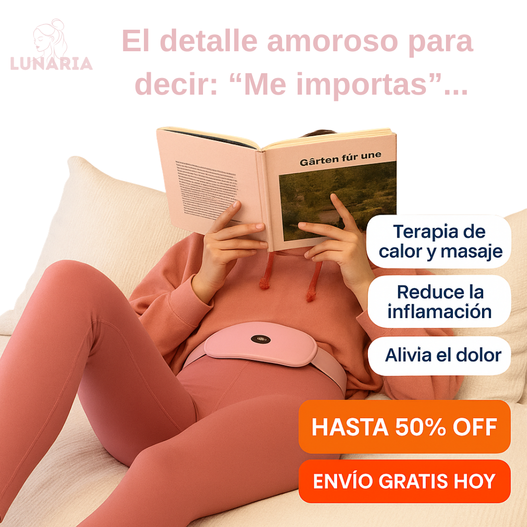 Lunaria - Cinturón Alivio Menstrual - Hazla sentir cuidada y comprendida
