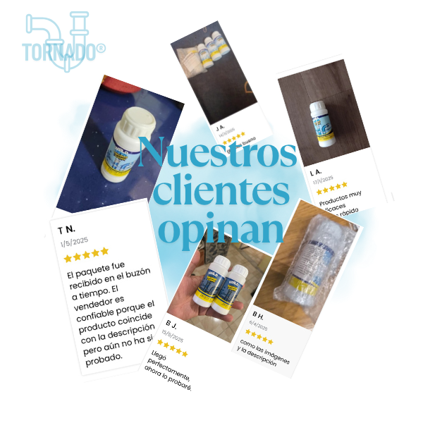 Tornado® - Limpia cañerias, elimina olores y evita enfermedades