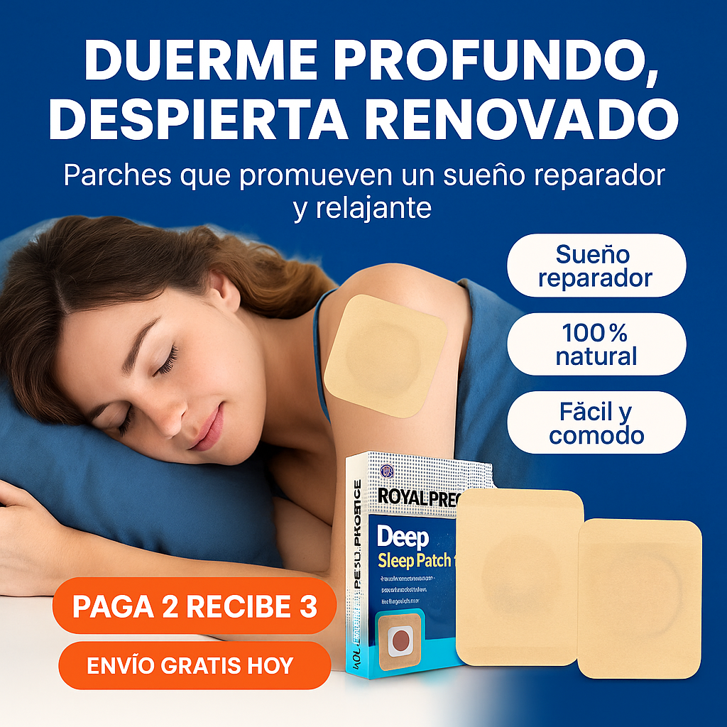 VitalDream® Parches para dormir - Olvídate del insomnio, disfruta tus noches