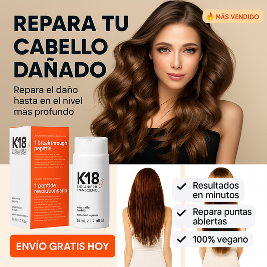 K18 MASCARILLA CAPILAR - El mejor consejo para recuperar fuerza y elasticidad