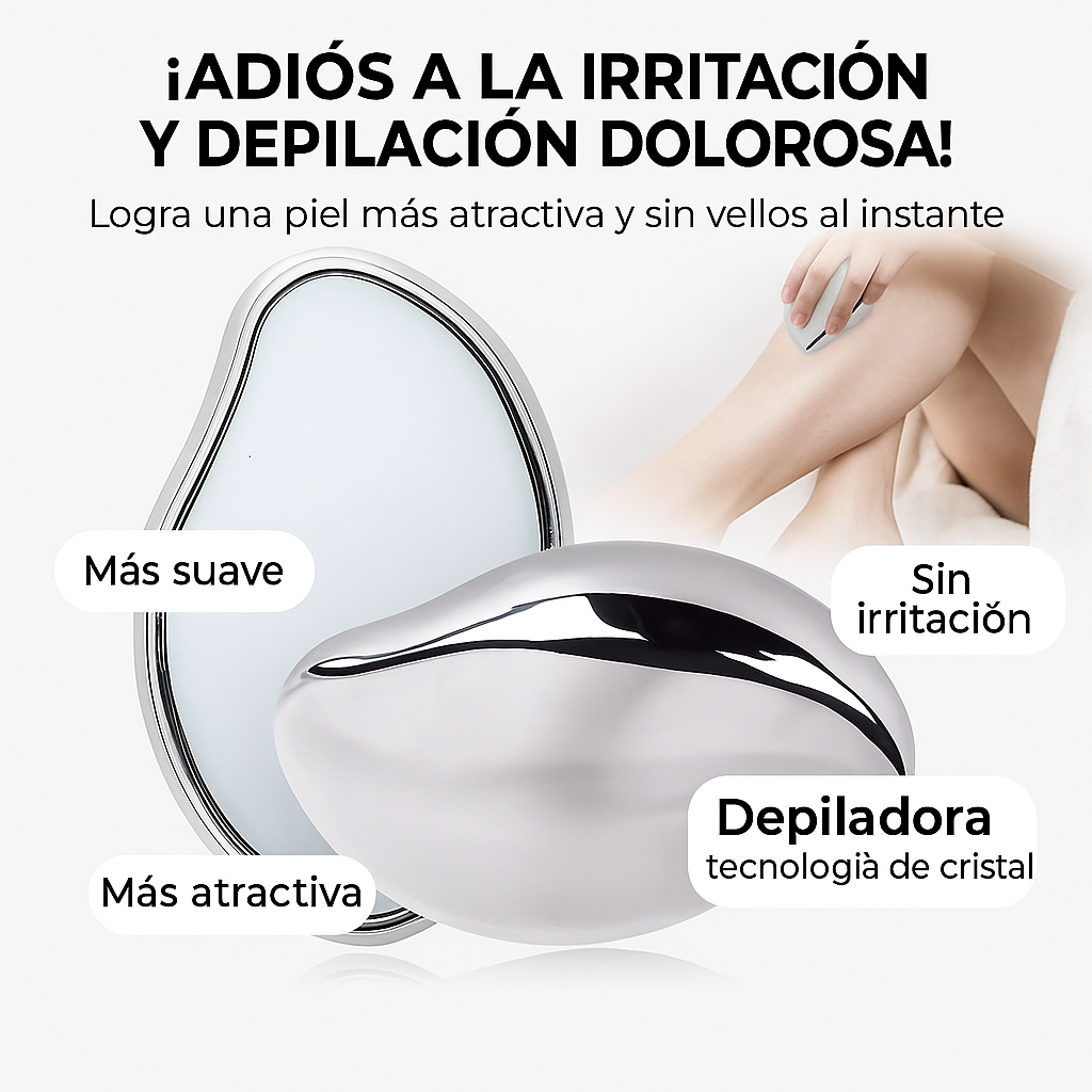 Aurora® Depiladora Nano Cristal - más atractica, sin irritación, más suave