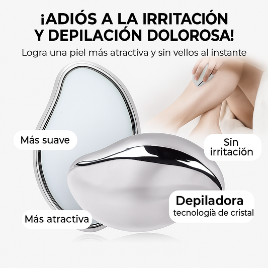 Aurora® Depiladora Nano Cristal - más atractica, sin irritación, más suave