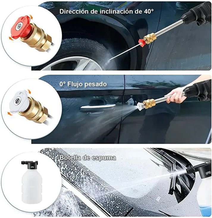 HIDROLAVADORA + BATERIA 48V DE REGALO Potencia sin Límites, Limpieza sin Esfuerzo