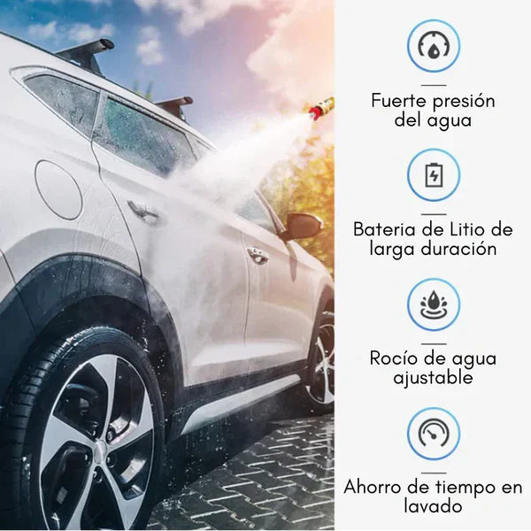 HIDROLAVADORA + BATERIA 48V DE REGALO Potencia sin Límites, Limpieza sin Esfuerzo