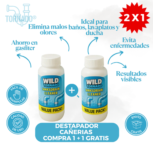Tornado® - Limpia cañerias, elimina olores y evita enfermedades